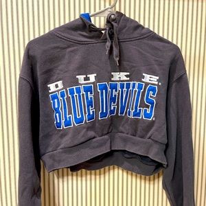 Vintage Duke University Cropped Hoodie